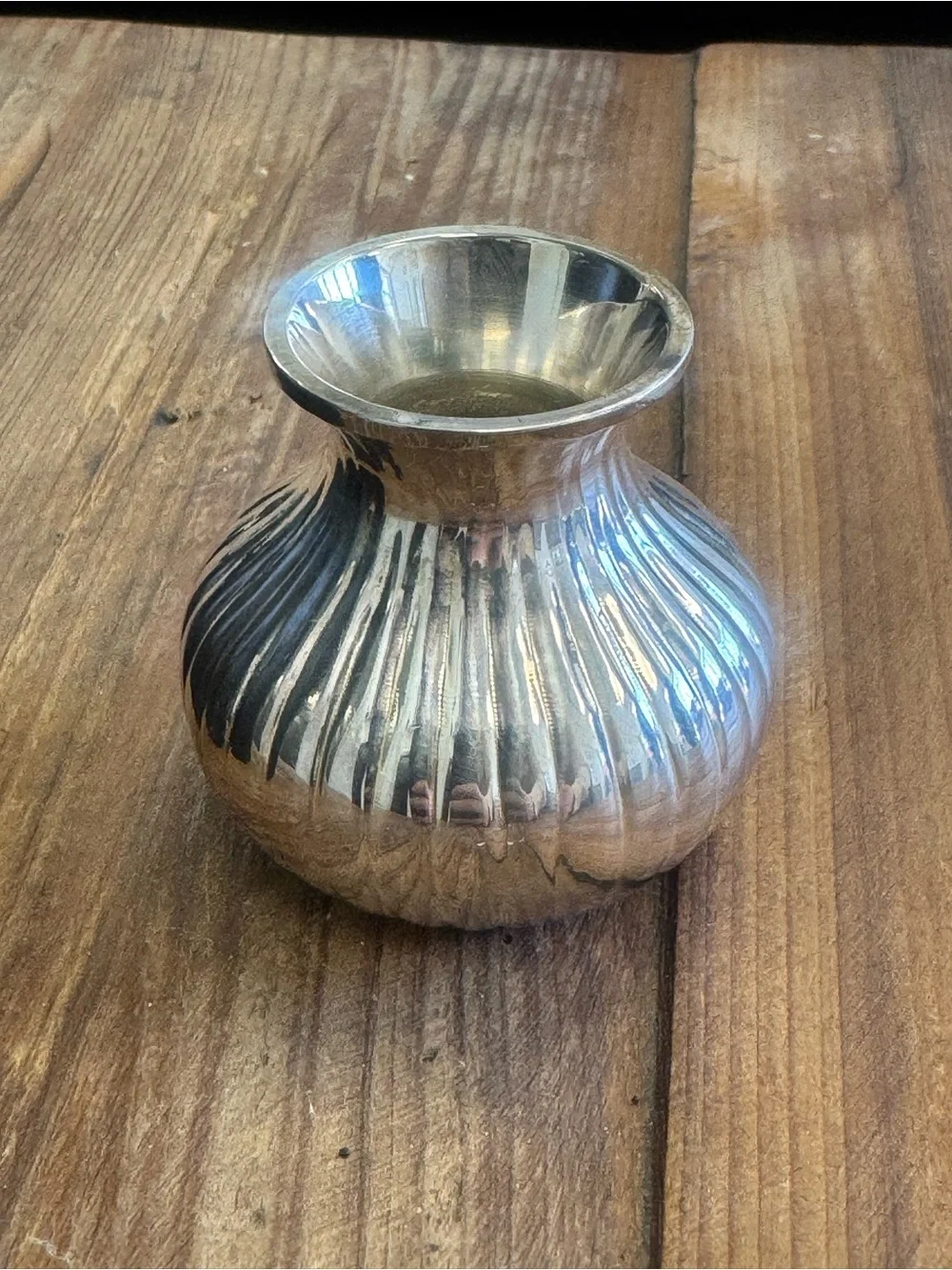 RESTORATION HARDWARE small silver plated bud vase
